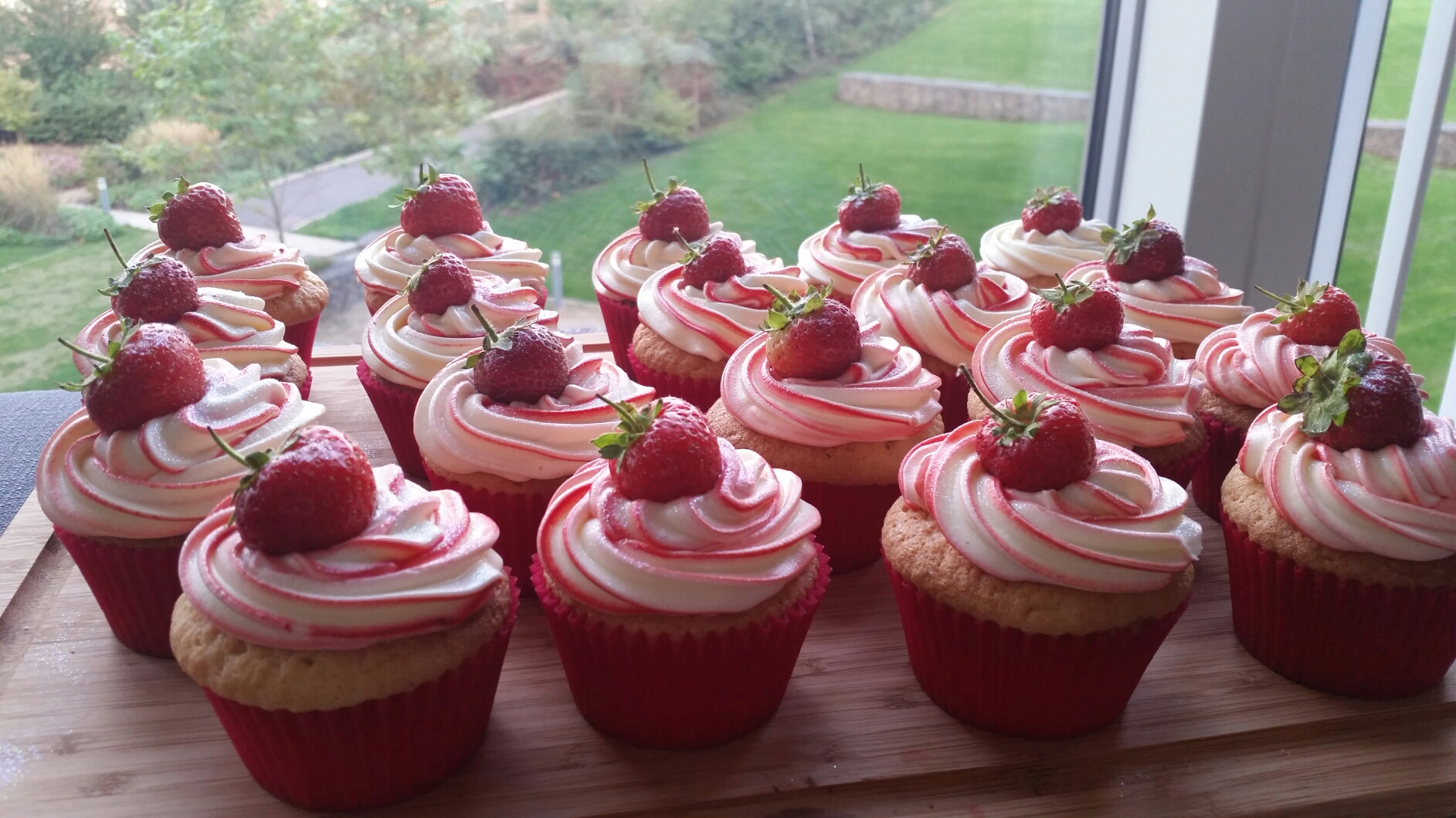 Strawberry Swirl Cupcakes The Great British Bake Off Strawberry Swirl Cupcakes The Great British Bake Off