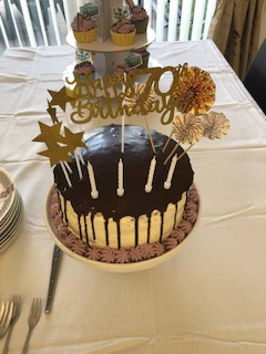70th Birthday Cake