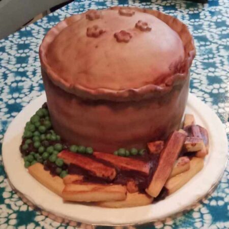 Paula’s Pie, Chips, Peas & Gravy