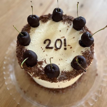 Black Forest birthday cake