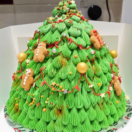 Christmas Vanilla layer cake