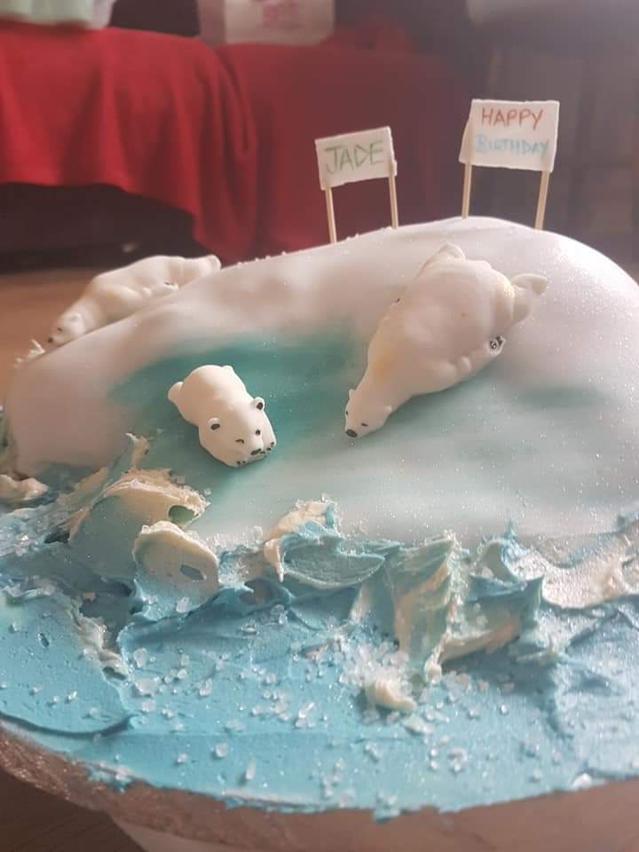 A Polar Bear Cake that's Cute & Easy! – Avalon Sunshine
