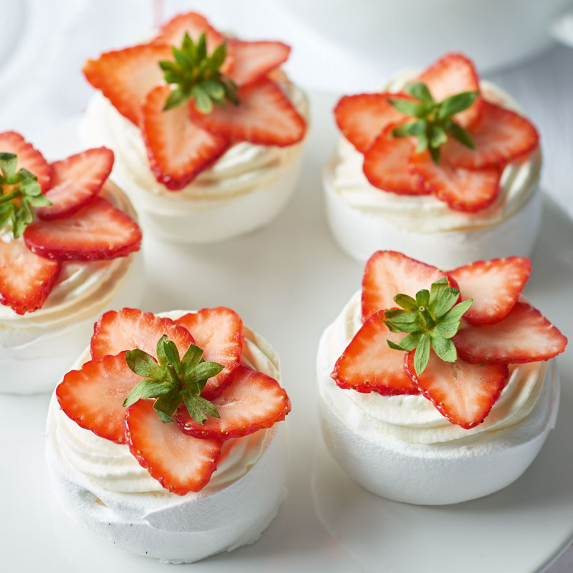 Strawberry Rose Meringues The Great British Bake Off The Great
