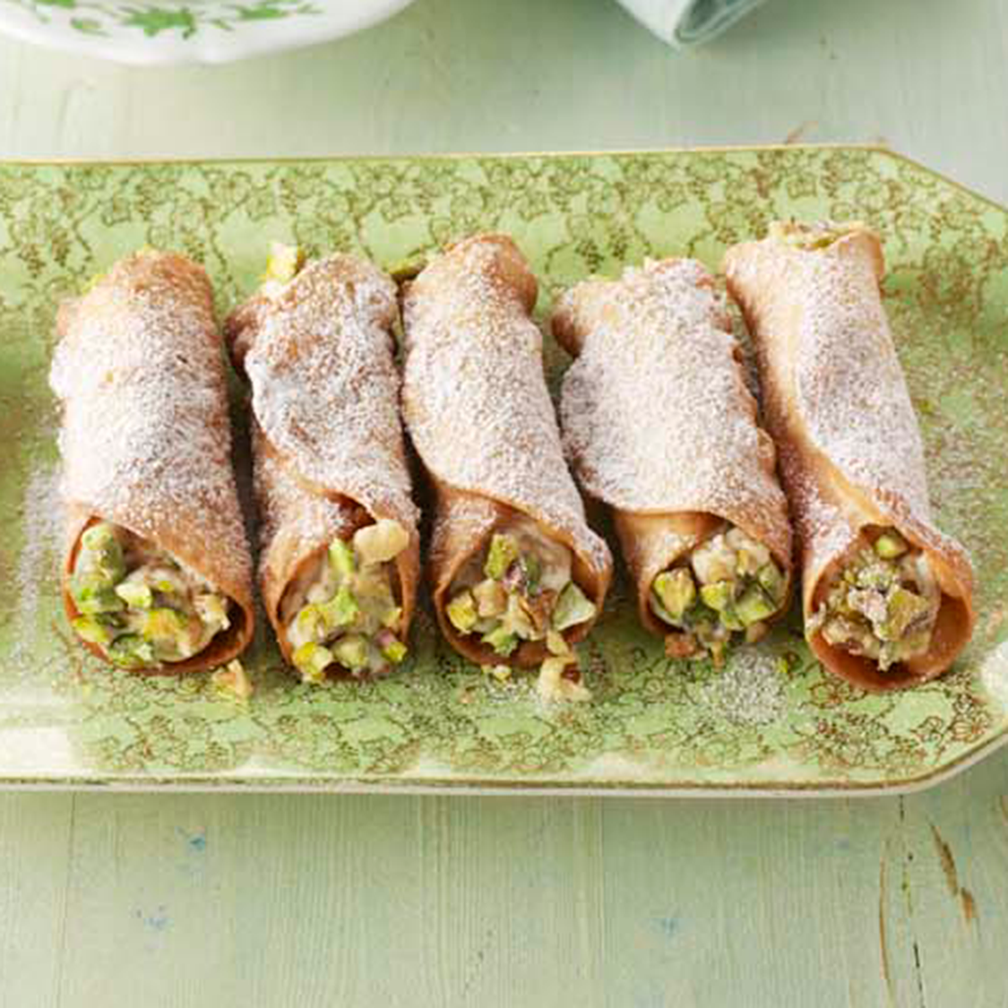 Liam’s Cannoli with Baklava Filling The Great British Bake Off The