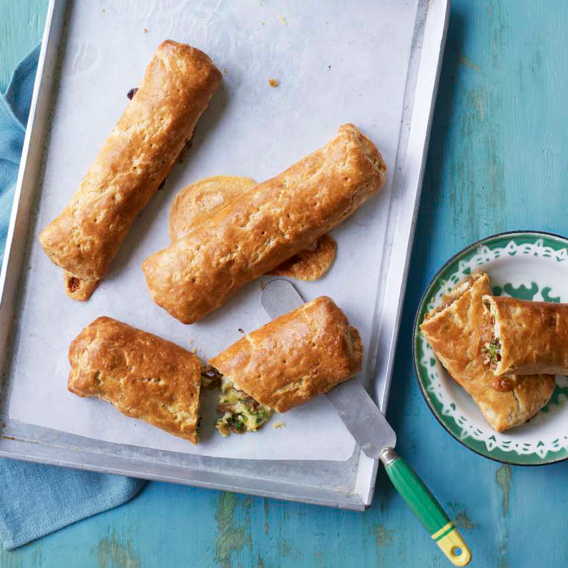 Stacey’s Camembert &amp; Caramelised Onion Clanger recipe - The Great British Bake Off