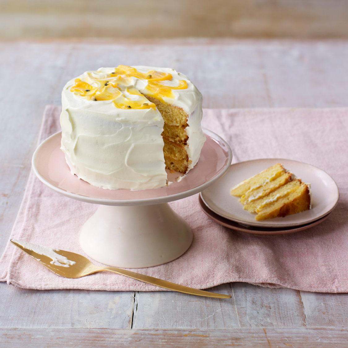 White Chocolate Passionfruit Cake Delivery | Harry Batten Cakes