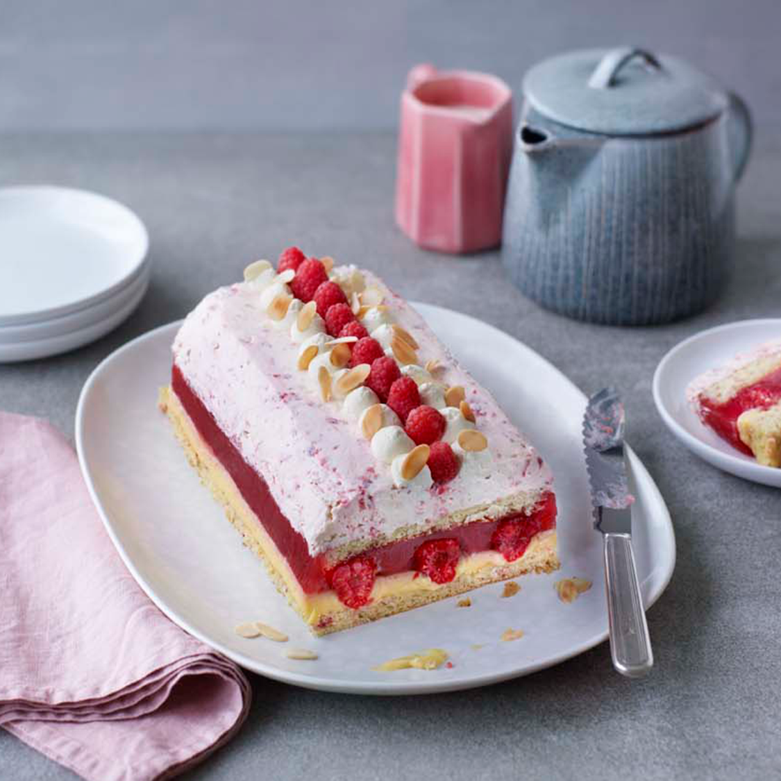 Kate’s Raspberry Trifle Terrine The Great British Bake Off The