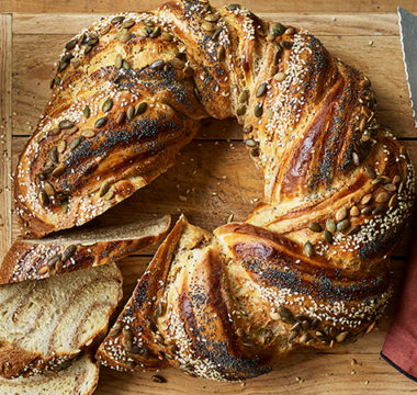 Marc’s Three-bread Twisted loaf