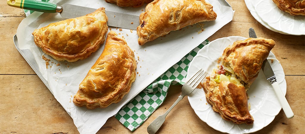Laura's Proper Tasty Leek, Potato & Pancetta Pasties - The Great