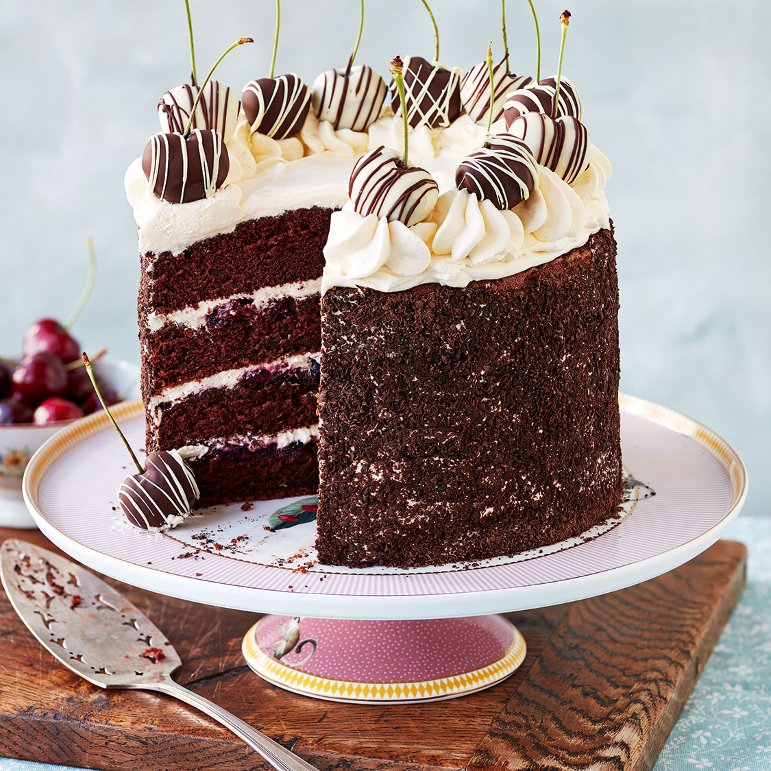 Black Forest Cherry Cake - Savor the Best