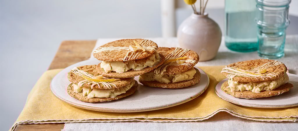 Giuseppe's Ginger & Orange Ice Cream Sandwiches recipe - The Great British Bake Off