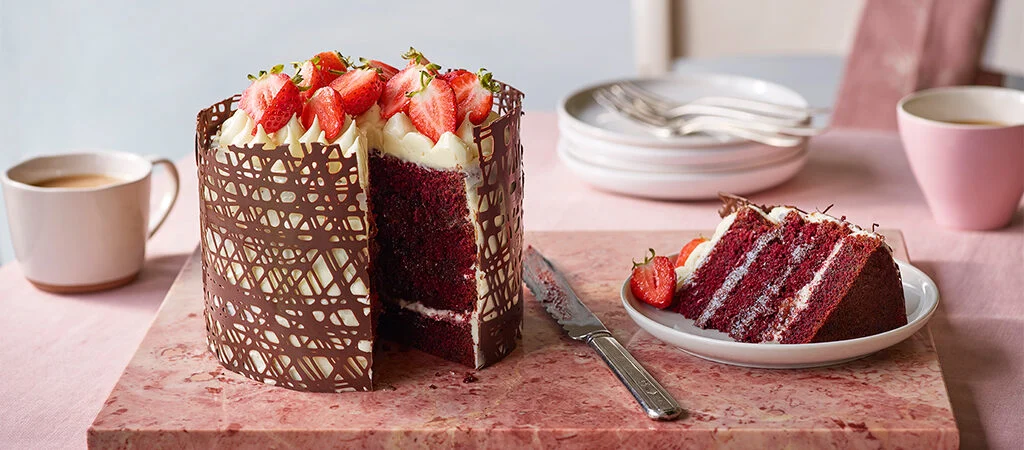 Chigs Gluten-free Red Velvet Cake - The Great British Bake Off The Great British Bake Off