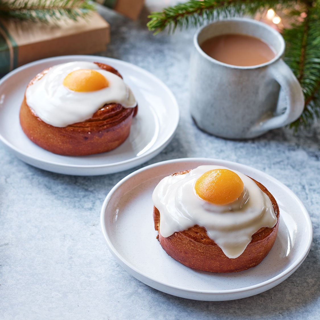 Rowan's ‘Fried Egg’ Breakfast Buns The Great British Bake Off The