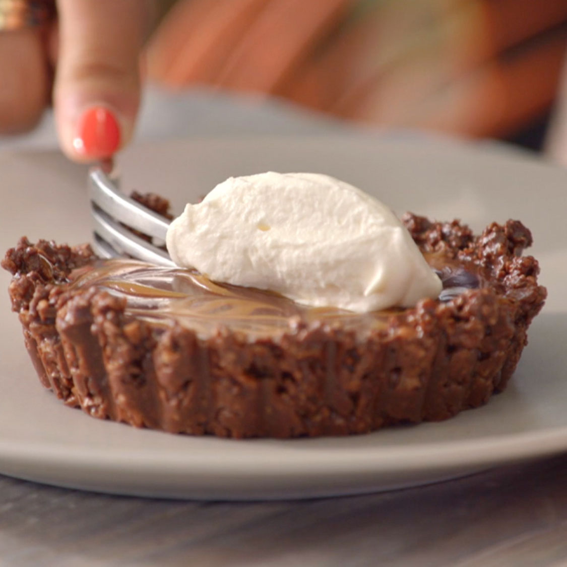 Ravneet Gill's Caramel & Chocolate Tarts - The Great British Bake Off 