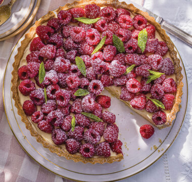 Raspberry & Custard Tart