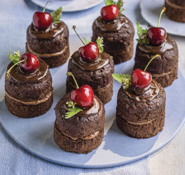 Triple Chocolate Mini Cakes
