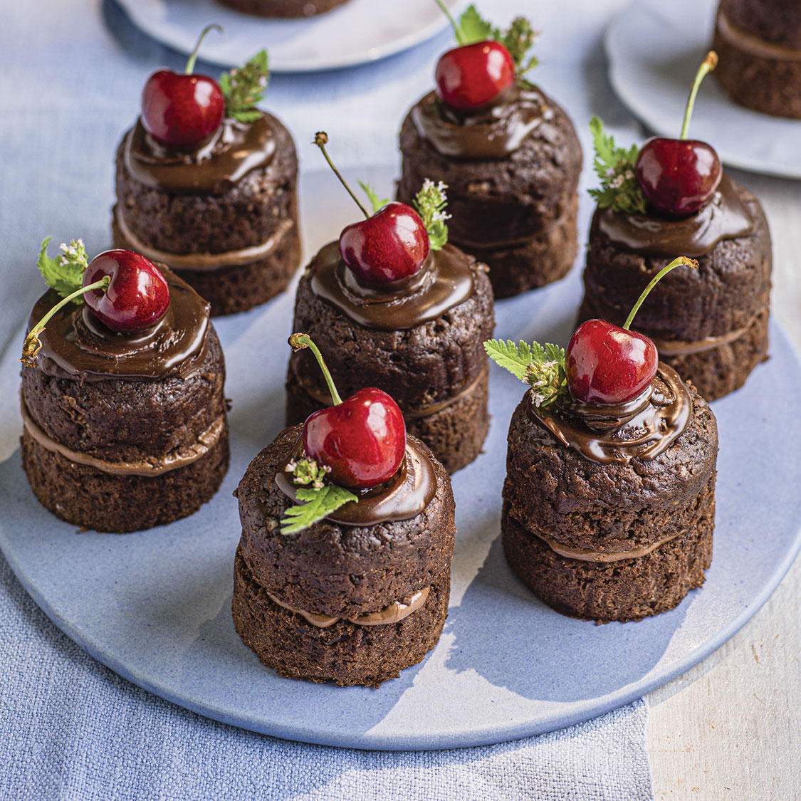 Triple Chocolate Mini Cakes The Great British Bake Off The Great 