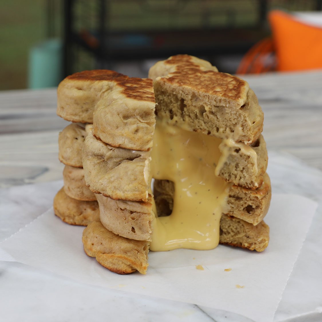 Liam Charles's Stuffed Mouse CrumPets The Great British Bake Off