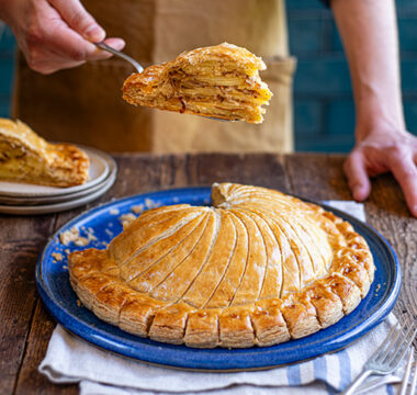 Paul Hollywood’s Dauphinoise Potato and Caramelised Onion Pithivier