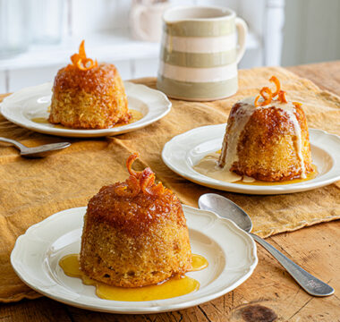 Paul Hollywood’s Orange and Ginger Treacle Puddings