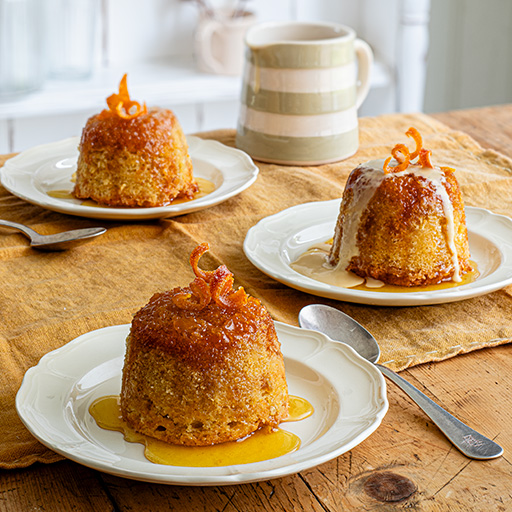 Paul Hollywood's Orange and Ginger Treacle Puddings