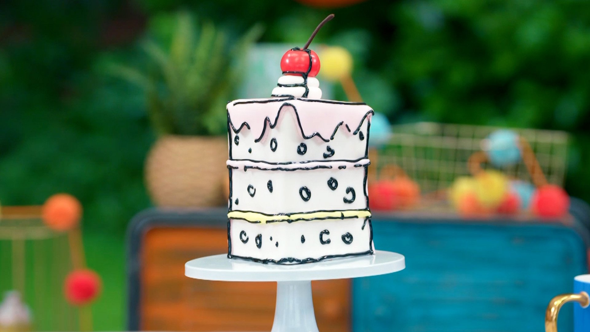 Liam Charles’s Cartoon Cake recipe - The Great British Bake Off