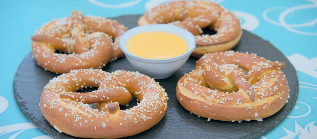 Paul Hollywood’s Pretzels with Cheese Sauce