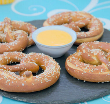 Paul Hollywood’s Pretzels with Cheese Sauce