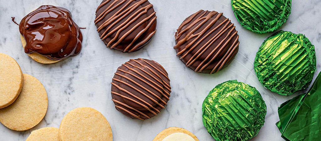 Prue Leith’s Mint Chocolate Biscuits