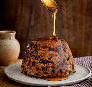 Prue Leith’s Spotted Dick and Custard