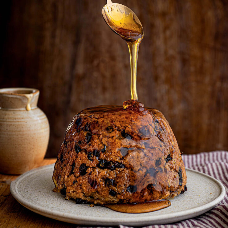 Prue Leith’s Spotted Dick and Custard