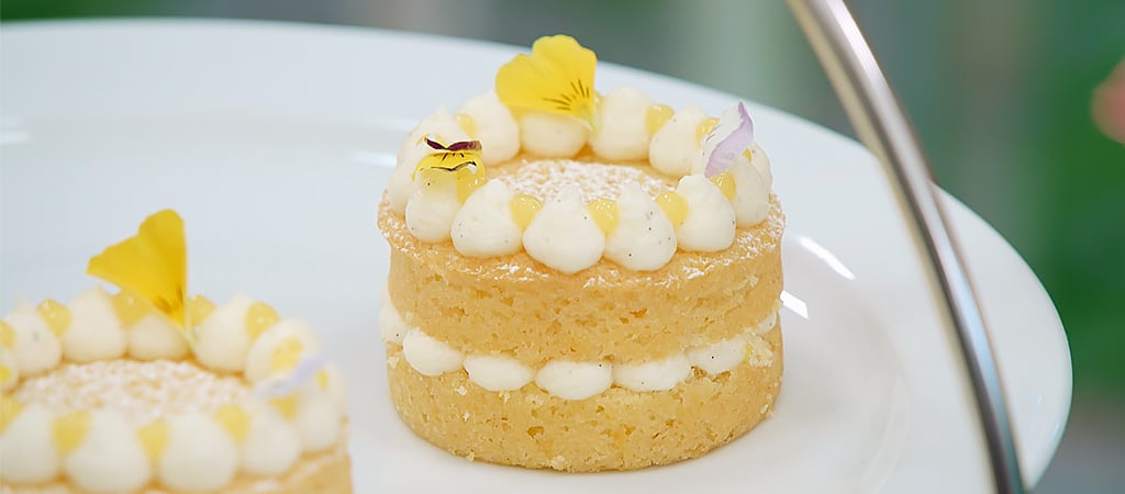 Prue Leith's Lemon Sandwich Cakes recipe - The Great British Bake Off