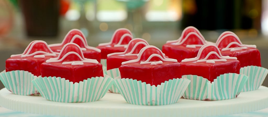 Paul’s Raspberry & Almond Fondant Fancies