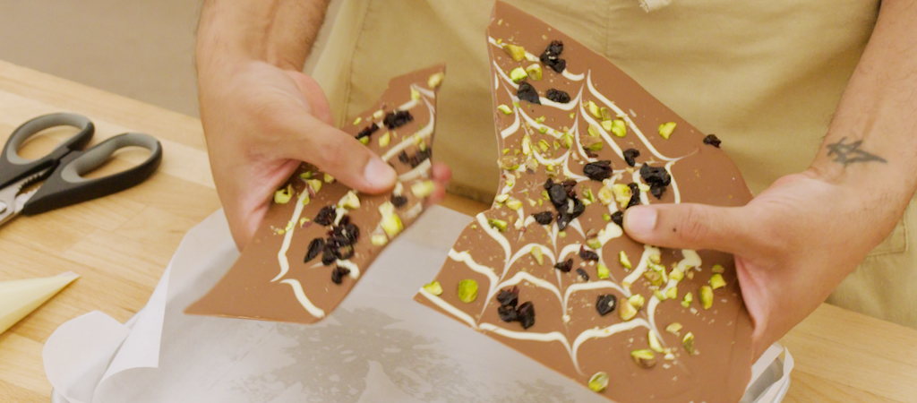 Aaron’s Halloween Chocolate Bark
