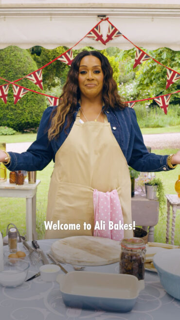 Alison Hammond prepares to bake