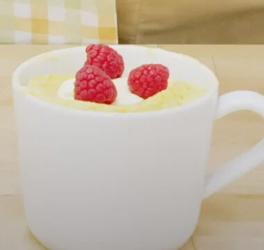 Toby’s Self-Saucing Lemon Mug Cake