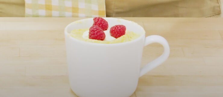 Toby’s Self-Saucing Lemon Mug Cake