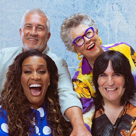 Paul, Prue, Alison and Noel laughing