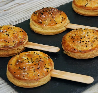 Ravneet Gill's Cheese and Onion Pasty Pops