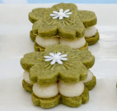 Cherish Finden’s Matcha and Yuzu Sandwich Biscuits