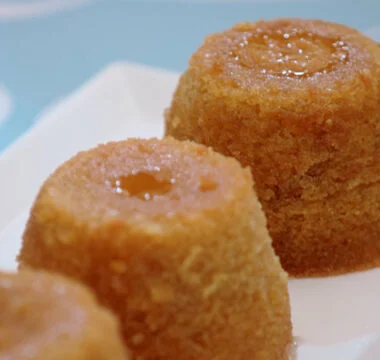 Paul Hollywood’s Steamed Syrup Puddings with Custard