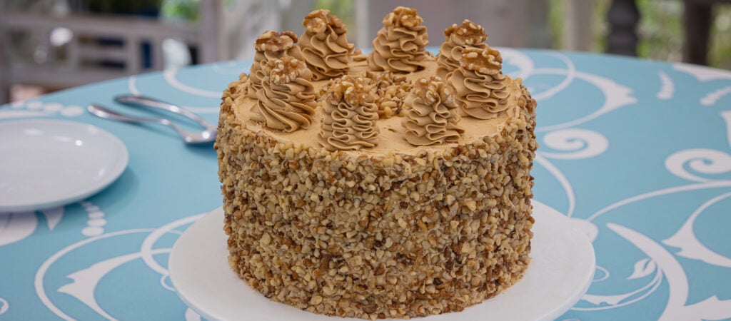 Nigella Lawson's Coffee & Walnut Layer Cake