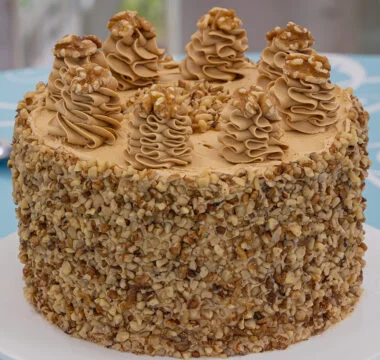 Nigella Lawson's Coffee & Walnut Layer Cake