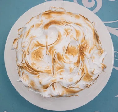 Nigella Lawson's Toasted Marshmallow & Raspberry Cake