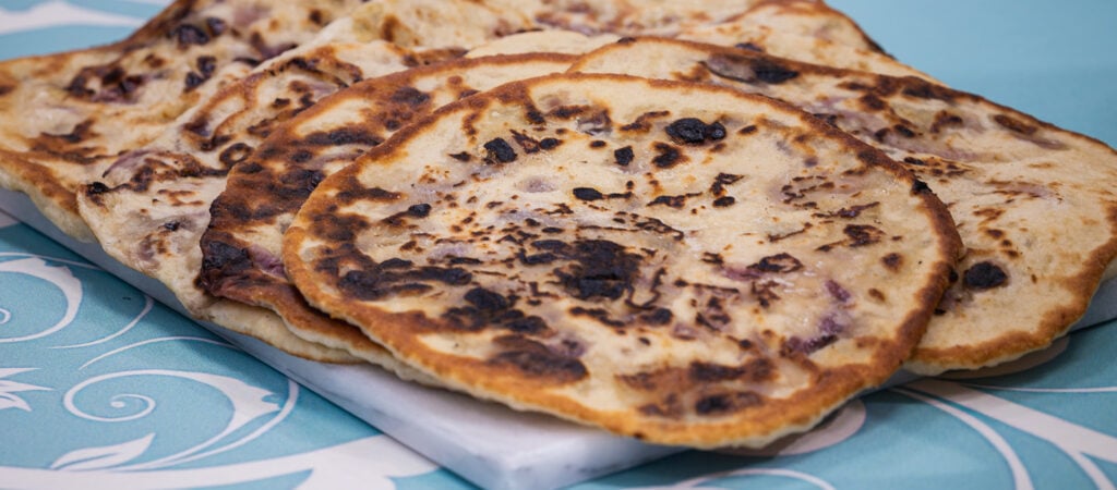 Paul Hollywood's Blue Cheese & Roasted Grape Flatbreads