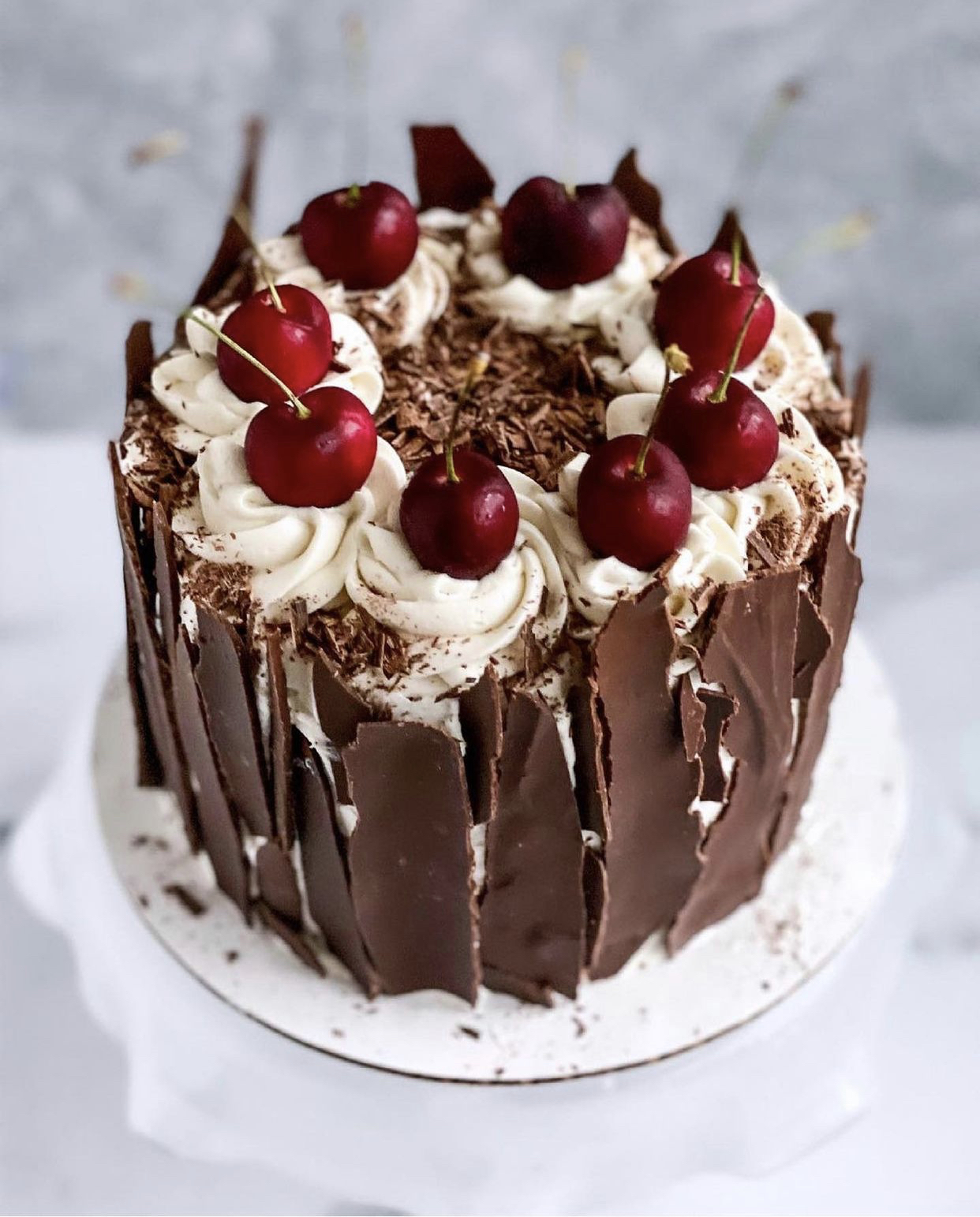 Vegan Black Forest cake - The Great British Bake Off | The Great ...