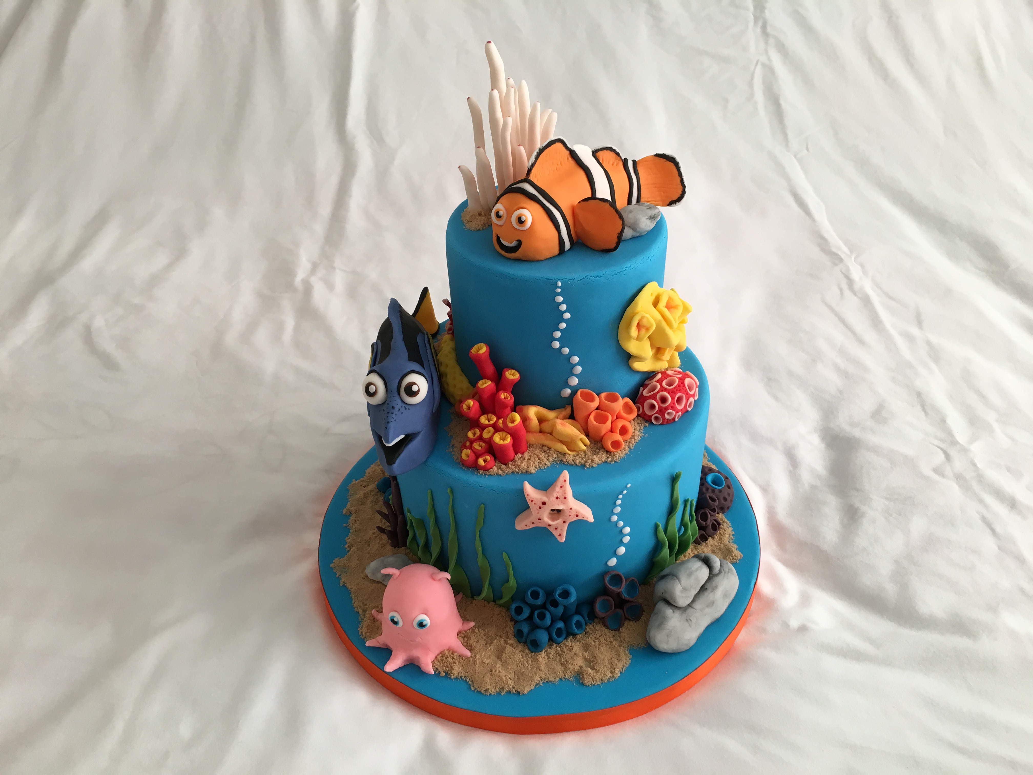 Finding Nemo birthday cake - The Great British Bake Off | The Great British Bake Off