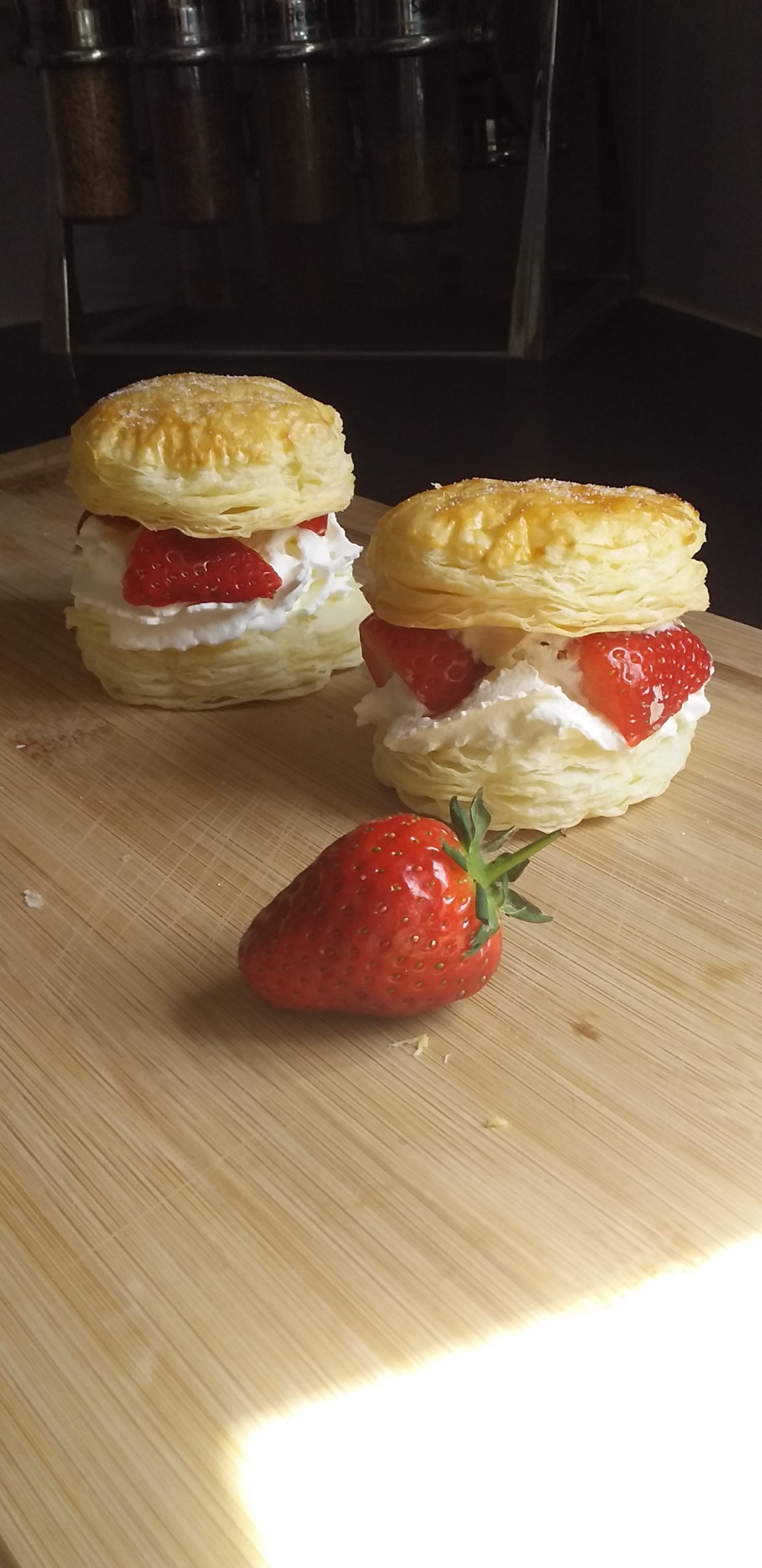 Strawberry Puff Stacks The Great British Bake Off The Great British Bake Off