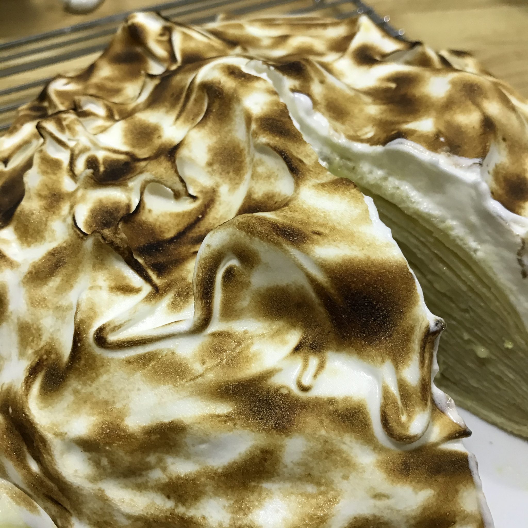 Lemon meringue crêpe cake The Great British Bake Off The Great British Bake Off