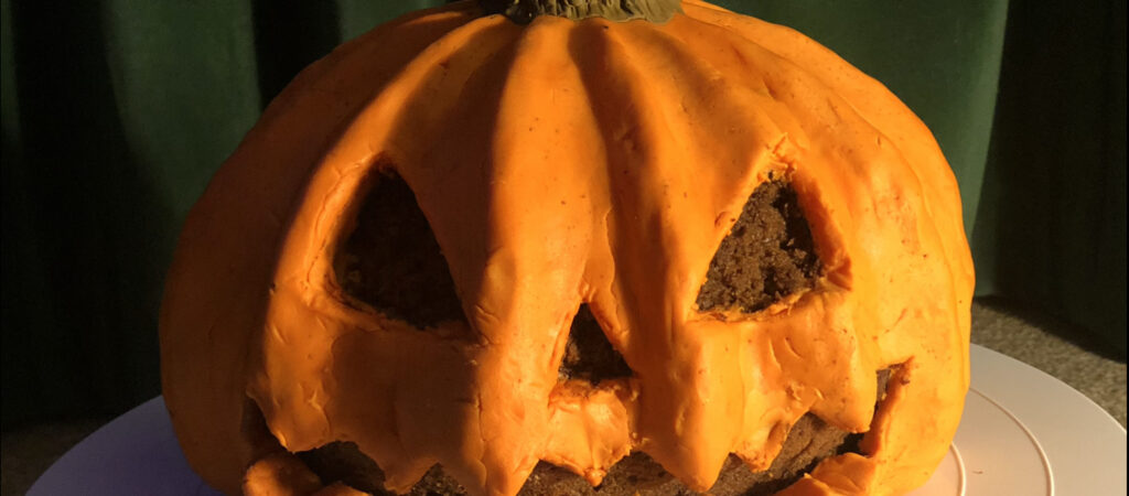 Carved pumpkin cake - The Great British Bake Off | The Great British ...